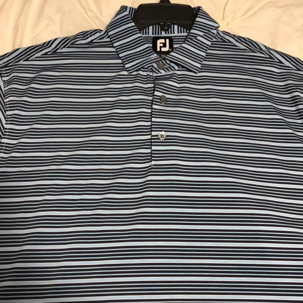 Foot Joy Striped Golf Polo
